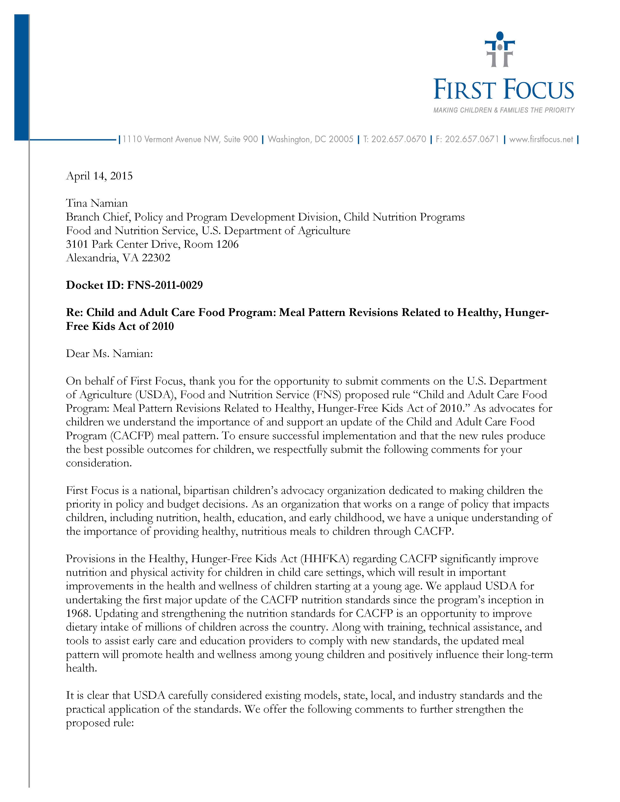 Comments on Proposed Child and Adult Care Food Program Rule_Page_01
