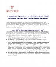 SCHIP Private Evidence